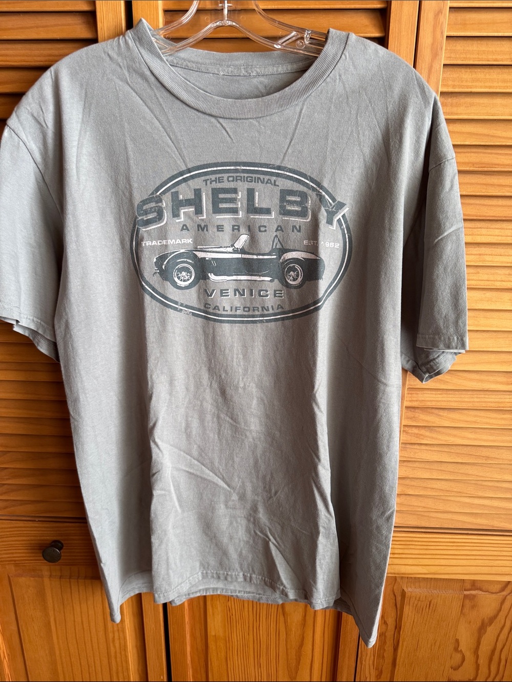 SHELBY American Venice California Men's Grey Graphic T-Shirt